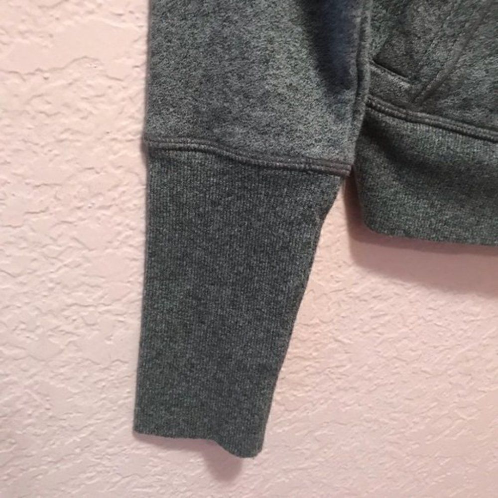 *30off3* Zella Gray Zip up Sweatshirt with‎ snap on buttons. - Picture 6 of 9